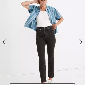 Madewell perfect vintage black jeans